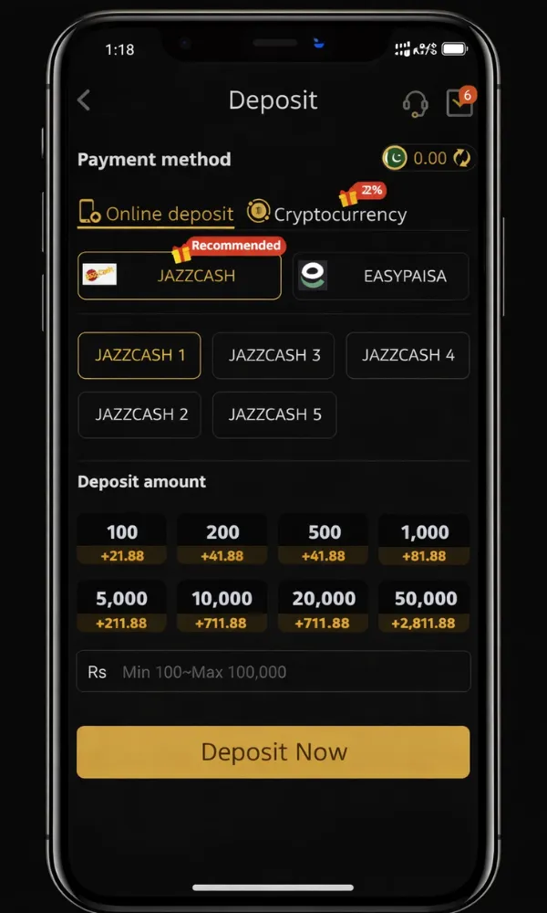 Ji88 deposit process